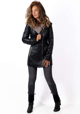 Women's leather jacket Julie Black